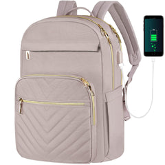 ™Smart ryggsäck med USB-laddning – Elegant, säker och rymlig