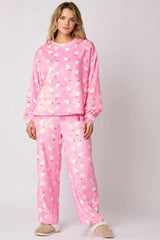 ™Varmt fleece-pyjamasset – Finns i 3 tryck