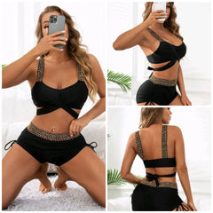 ™ Bikiniset med kedjedetaljer