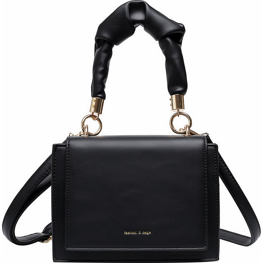 ™ Elegant axelväska med unikt handtag