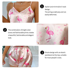 ™Satinpyjamas “Flamingo Dreams”
