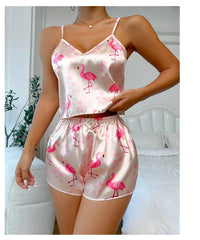 ™Satinpyjamas “Flamingo Dreams”