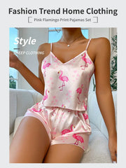 ™Satinpyjamas “Flamingo Dreams”