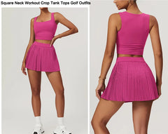 ™ TennisChic Set – Sportig elegans i vitt veckat
