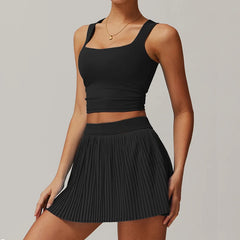 ™ TennisChic Set – Sportig elegans i vitt veckat