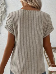 ™Mjuka ränder – Ribbad topp med stil