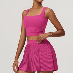 ™ TennisChic Set – Sportig elegans i vitt veckat