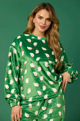 ™Varmt fleece-pyjamasset – Finns i 3 tryck